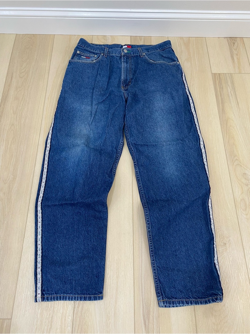 Vintage Tommy Hilfiger Jeans 36x32 Freedom Jean USA Made Y2K Regular Fit